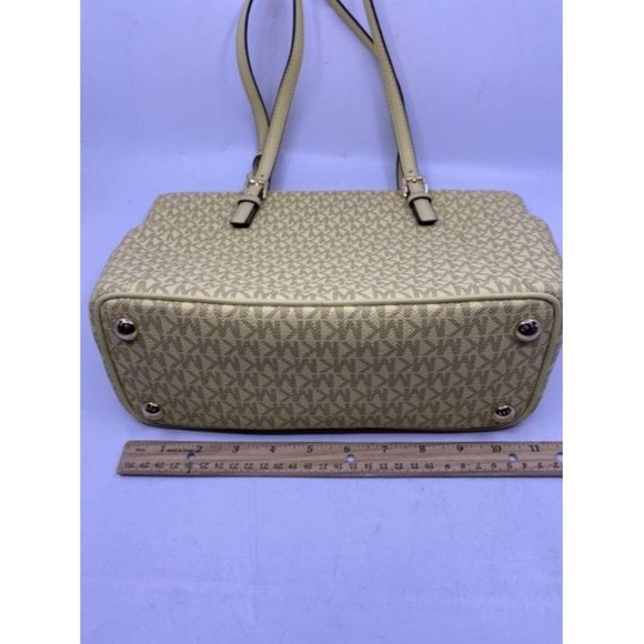 Michael Kors East West New Jet Set Top Zip Tote Buttercup Saffiano Leath… - Picture 2 of 7